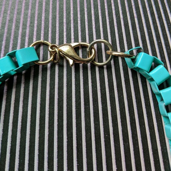 H&M Turquoise Chain Link Necklace - Picture 3 of 3
